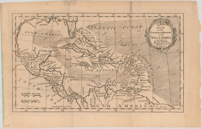 Map of the European Settlements in the West Indies