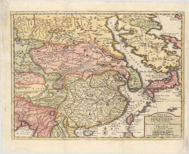 Nuova Carta dell' Imperio della China e dei Paesi Circonvicini / Nieuwe Kaart van t Keizerryk China