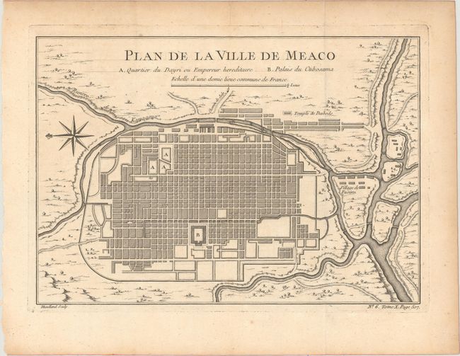 Plan de la Ville de Meaco