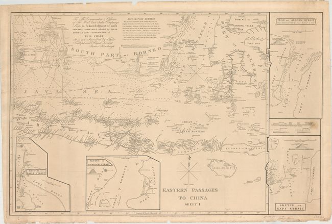 Eastern Passages to China Sheet I