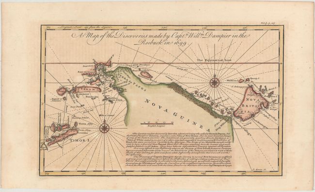 A Map of the Discoveries Made by Captn. Willm. Dampier in the Roebuck in 1699