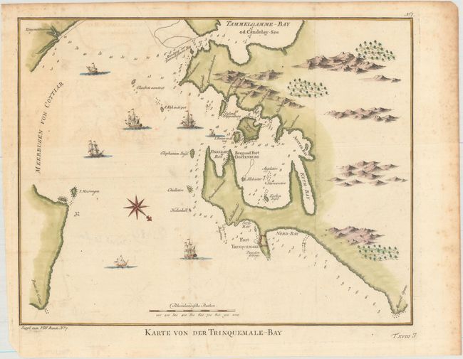 Karte von der Trinquemale-Bay