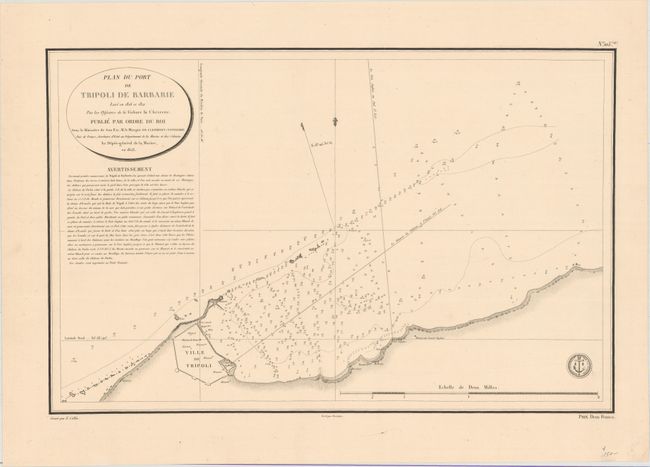 Plan du Port de Tripoli de Barabarie...