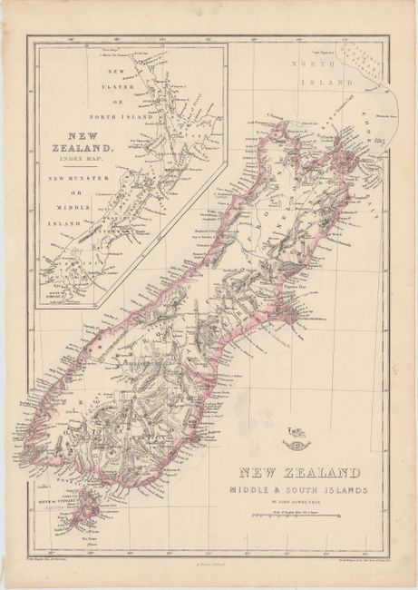 New Zealand North Island New Ulster or Eaheinomauwe [and] New Zealand Middle & South Islands