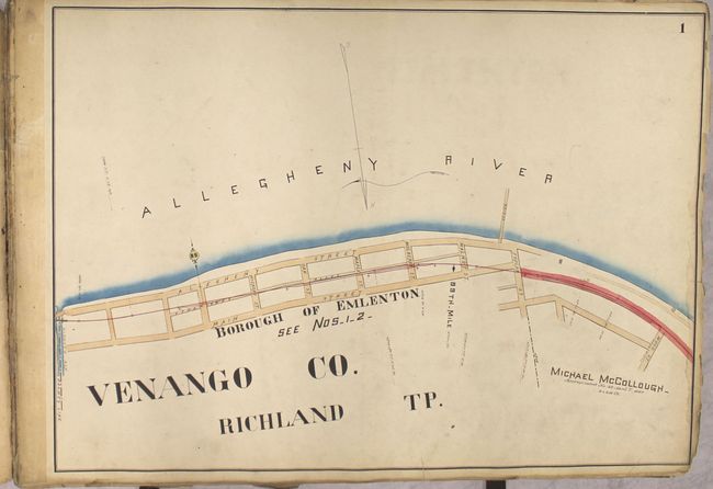 "A.V.R.R. Right of Way Through Venango County, PA." by Railroad ...