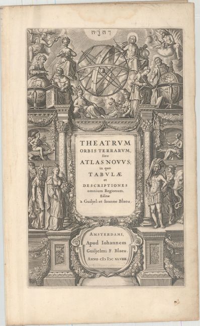 Theatrum Orbis Terrarum, sive Atlas Novus; in quo Tabulae et Descriptiones Omnium Regionum