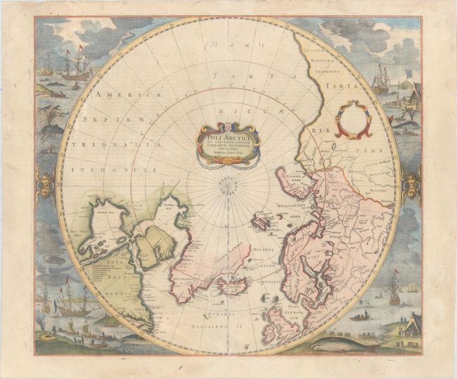 Poli Arctici, et Circumiacentium Terrarum Descriptio Novissima