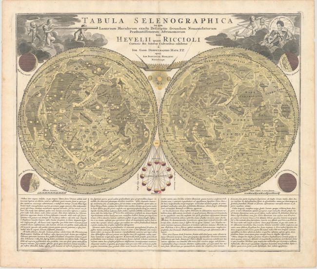 Tabula Selenographica in qua Lunarium Macularum Exacta Descriptio Secundum Nomenclaturam Praestantissimorum Astronomorum tam Hevelii quam Riccioli...