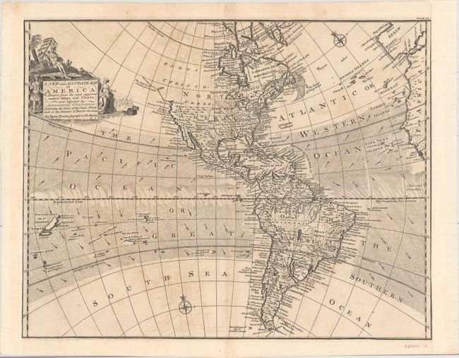 A New and Accurate Map of America. Drawn from the Most Approved Modern Maps and Charts, and Adjusted by Astronomical Observations...