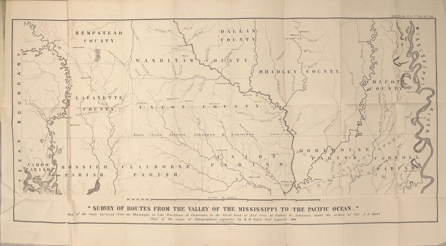 Survey of Routes from the Valley of the Mississippi to the Pacific Ocean... [with report]