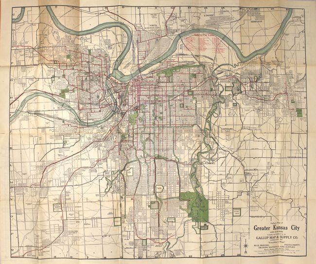 Gallup's Map of Greater Kansas City and Suburbs