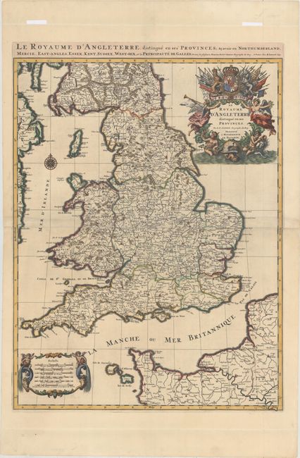 Le Royaume d'Angleterre Distingue en Ses Provinces