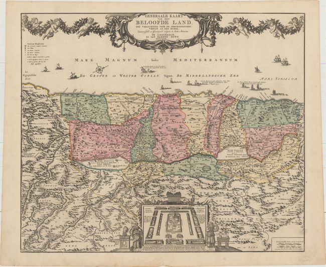 Generaale Kaart van het Beloofde Land tot Verlichting voor de Geschiedenisse; Vervat in des Bybel