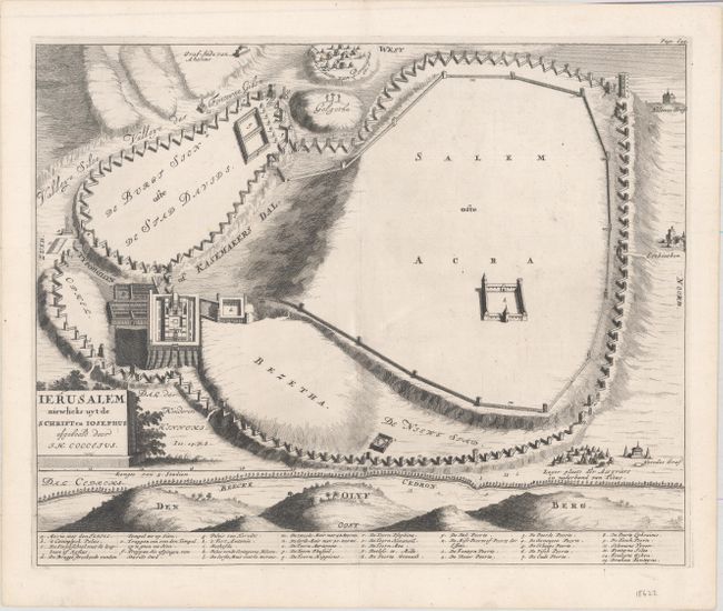 Ierusalem Niewlicks uyt de Schriften Iosephus Afgebeeld door J.H. Coccejus