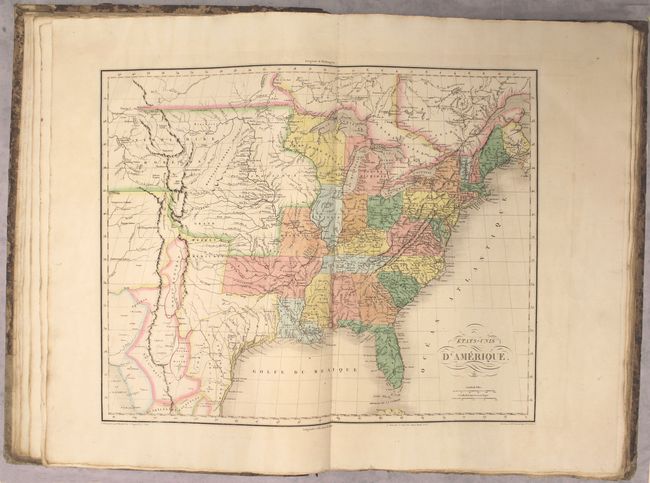 Atlas Geographique, Statistique, Historique et Chronologique des Deux Ameriques et des Iles Adjacentes...