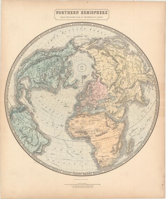 Northern Hemisphere Projected on the Plane of the Horizon of London