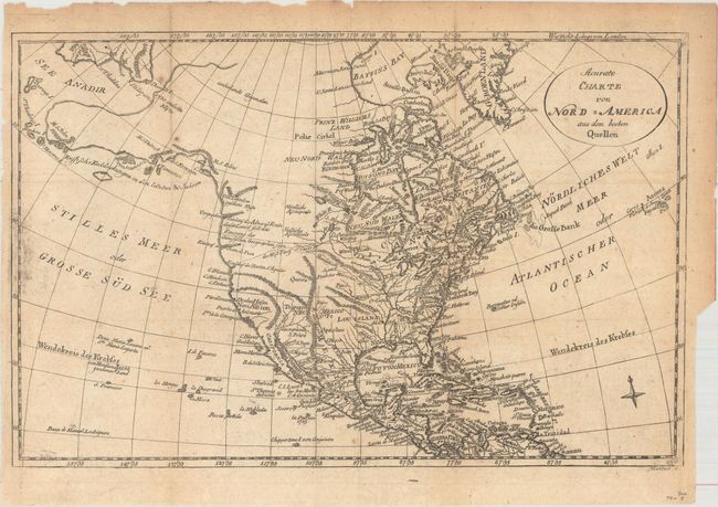 Acurate Charte von Nord-America aus dem Besten Quellen