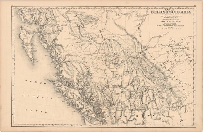 Map of British Columbia Compiled from the Map of the Province Recently Prepared Under the Direction of the Hon. J.W. Trutch...