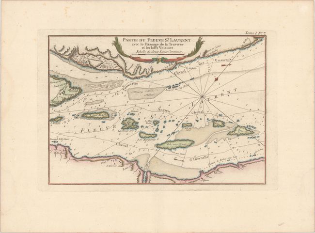 Partie du Fleuve St. Laurent avec le Passage de la Traverse et les Isles Voisines