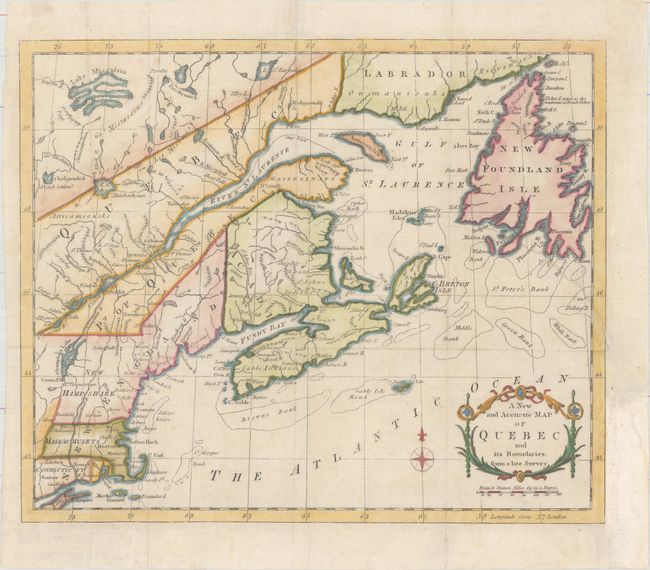 A New and Accurate Map of Quebec and Its Boundaries; from a Late Survey