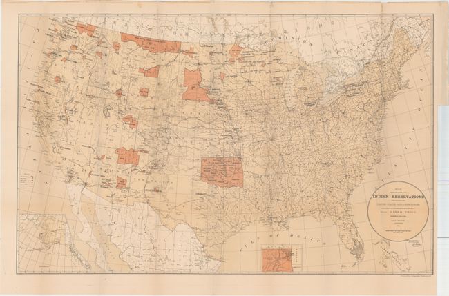 Map Showing the Location of the Indian Reservations Within the Limits of the United States and Territories...