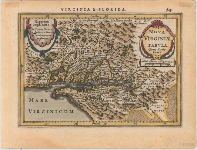 Nova Virginiae Tabula