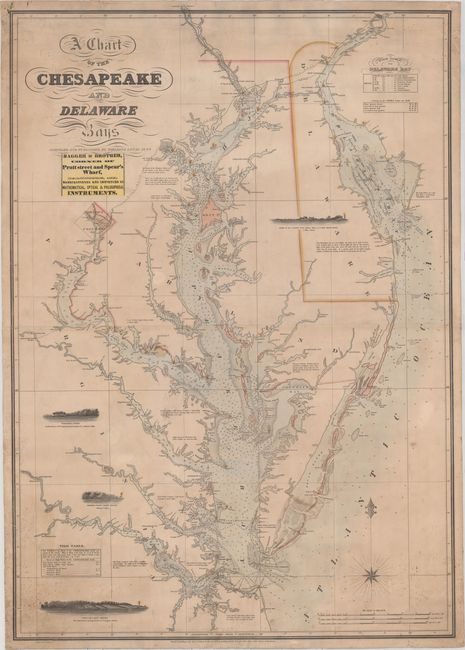 A Chart of the Chesapeake and Delaware Bays