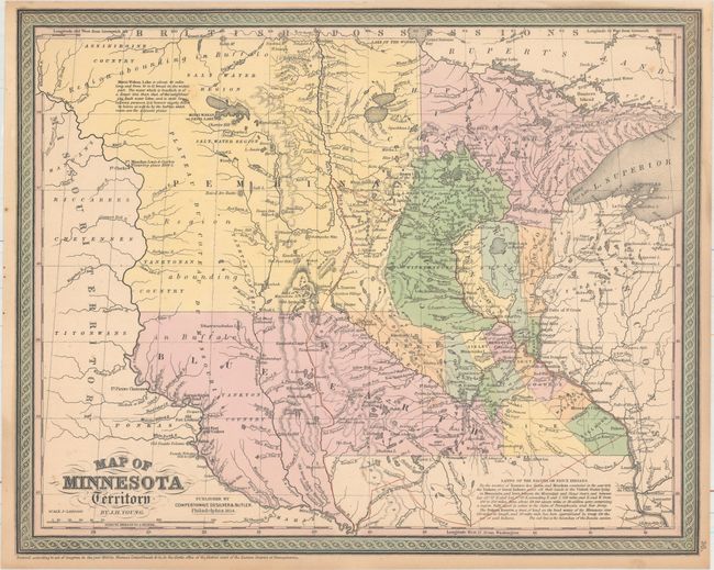 Map of Minnesota Territory