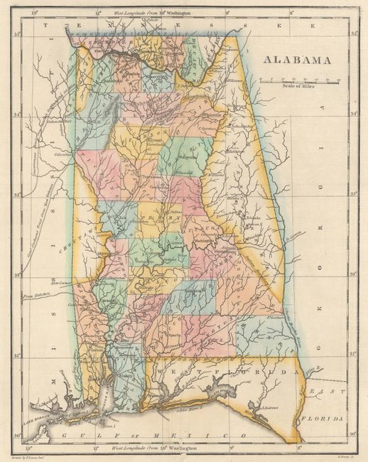 Geographical, Statistical, and Historical Map of Alabama