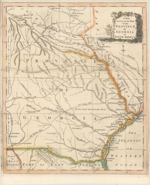 A New and Accurate Map of the Province of Georgia in North America