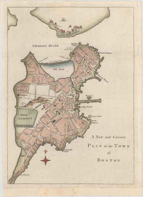 A New and Correct Plan of the Town of Boston