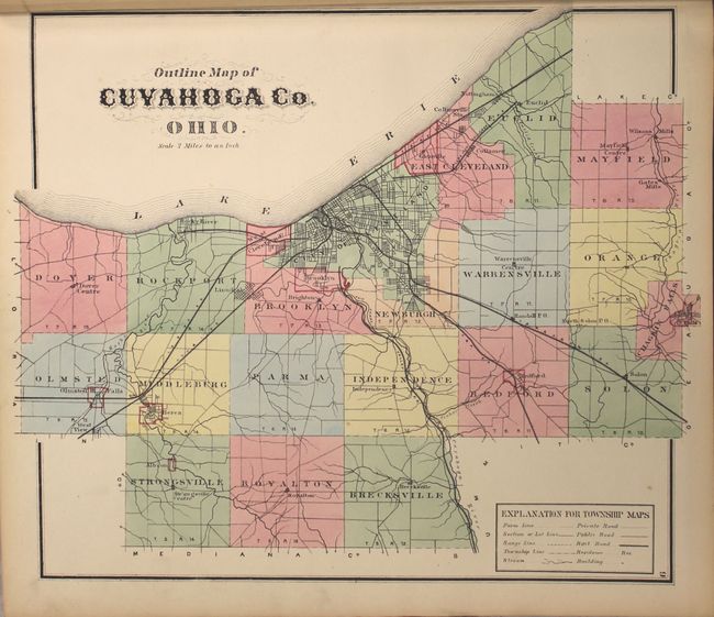 Old World Auctions Auction 159 Lot 291 Atlas of Cuyahoga County