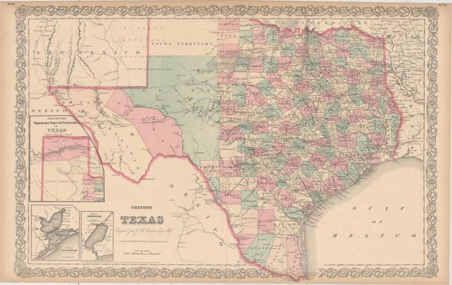 Colton's Texas Compiled from De Cordova's Large Map