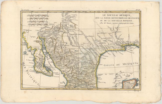 Le Nouveau Mexique, avec la Partie Septentrionale de l'Ancien, ou de la Nouvelle Espagne