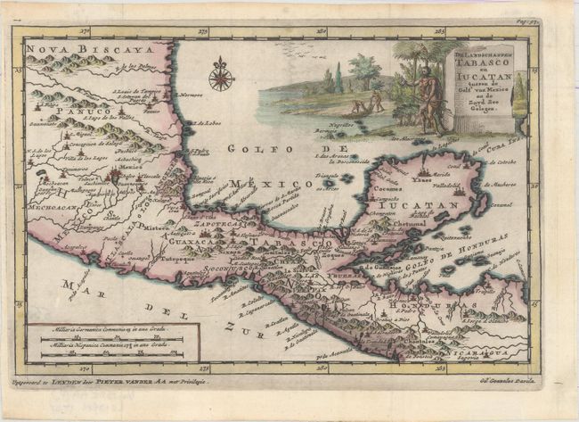 De Landschappen Tabasco en Iucatan Tussen de Golf van Mexico en de Zuyd Zee Gelegen
