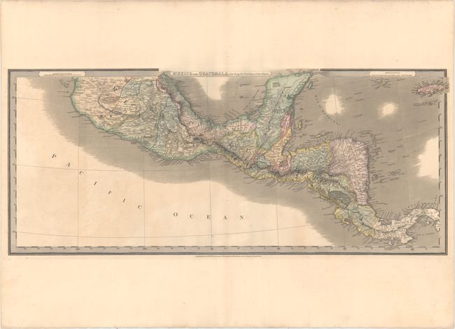 Mexico and Guatemala, Shewing the Position of the Mines