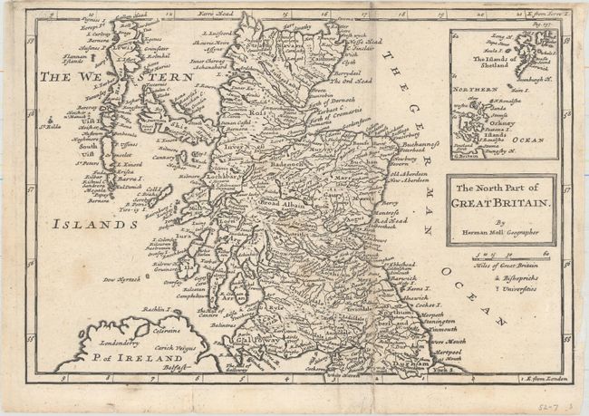 The North Part of Great Britain [in set with] The South Part of Great Britain Divided into Its Counties, with ye Roads &c.