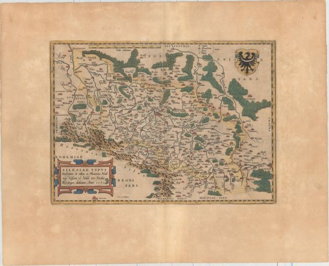 Silesiae Typus Descriptus et Editus a Martino Heilwig Neisense, et Nobili Viro Nicolao Rhedinger Dedicatus Anno 1561