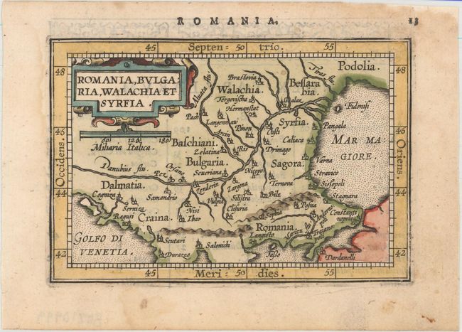 Romania, Bulgaria, Walachia et Syrfia