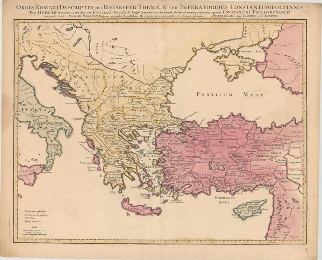 Orbis Romani Descriptio seu Divisio per Themata sub Imperatoribus Constantinopolitanis Post Heraclii...
