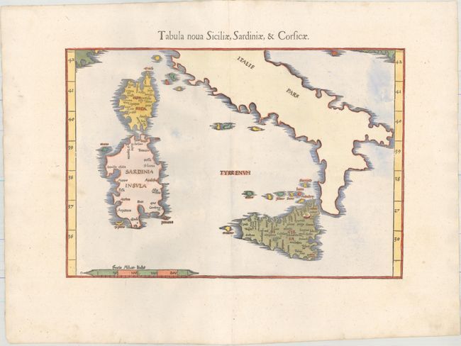 Tabula Nova Siciliae, Sardiniae & Corsicae