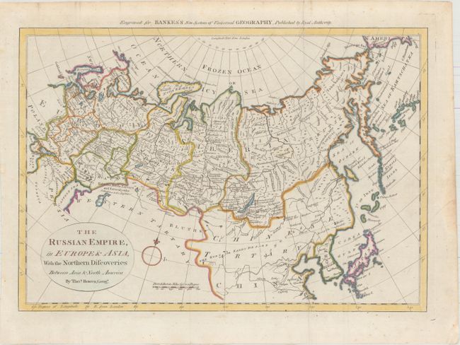 The Russian Empire, in Europe & Asia, with the Northern Discoveries Between Asia & North America