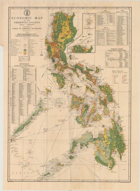 Economic Map of the Philippine Islands