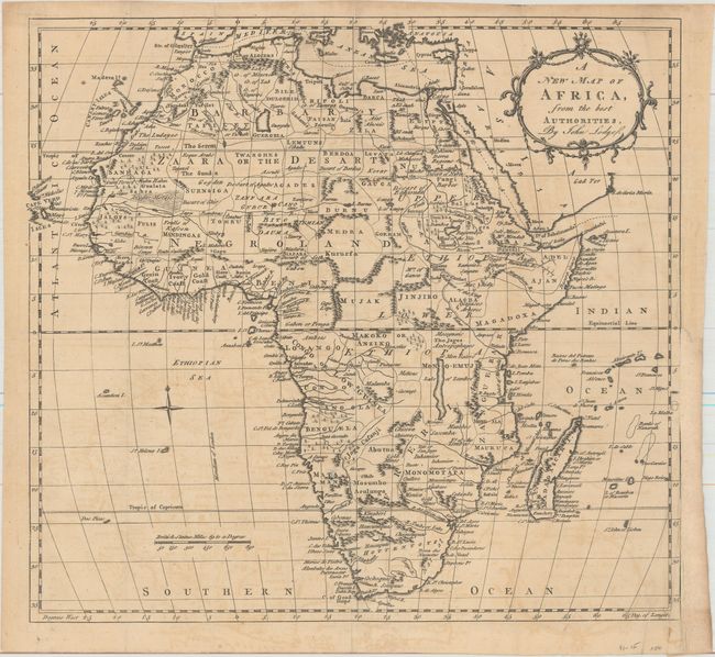 A New Map of Africa, from the Best Authorities