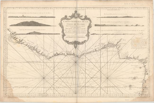 Carte Generale de la Coste de Guinee Depuis la Riviere de Sierra Leona Jusqu'au Cap de Lopes Gonsalvo...