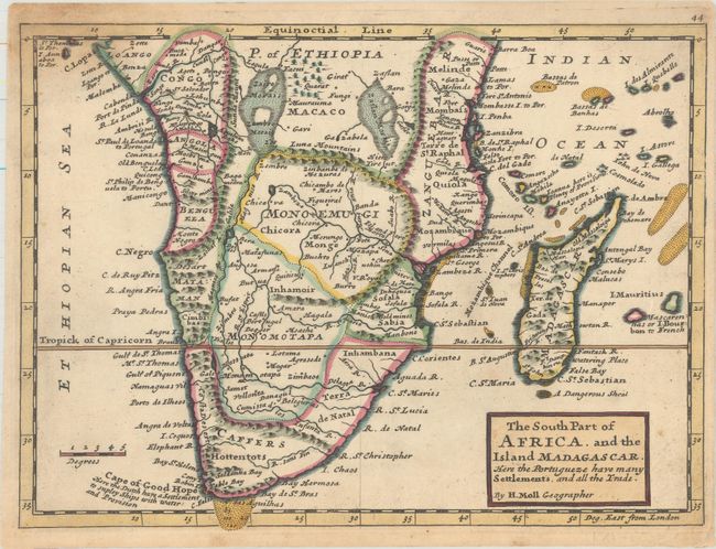 The South Part of Africa. And the Island Madagascar. Here the Portugueze Have Many Settlements, and All the Trade