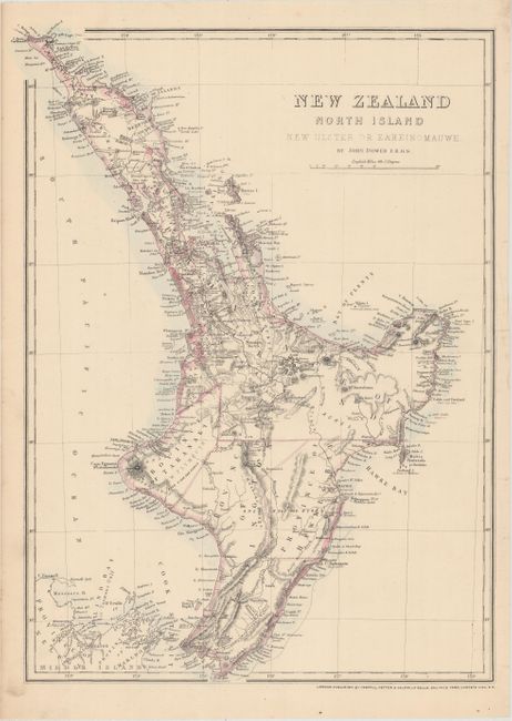 New Zealand North Island New Ulster or Eaheinomauwe [in set with] New Zealand Middle & South Islands