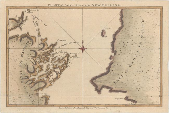 Chart of Cook's Strait in New Zealand