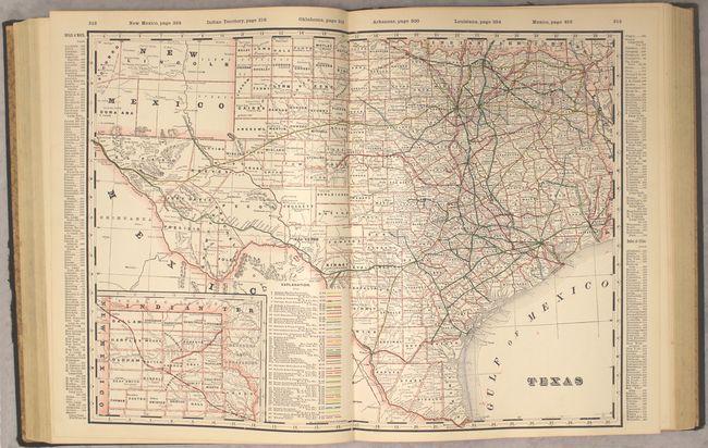 Cram's Standard American Railway System Atlas of the World Accompanied by a Complete and Simple Index of the United States...
