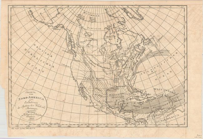 Charte von Nord-America zur Erlauterung des Systems der Winde und Stromungen